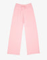 FRENCH TERRY PLEATED WIDE LEG PANT